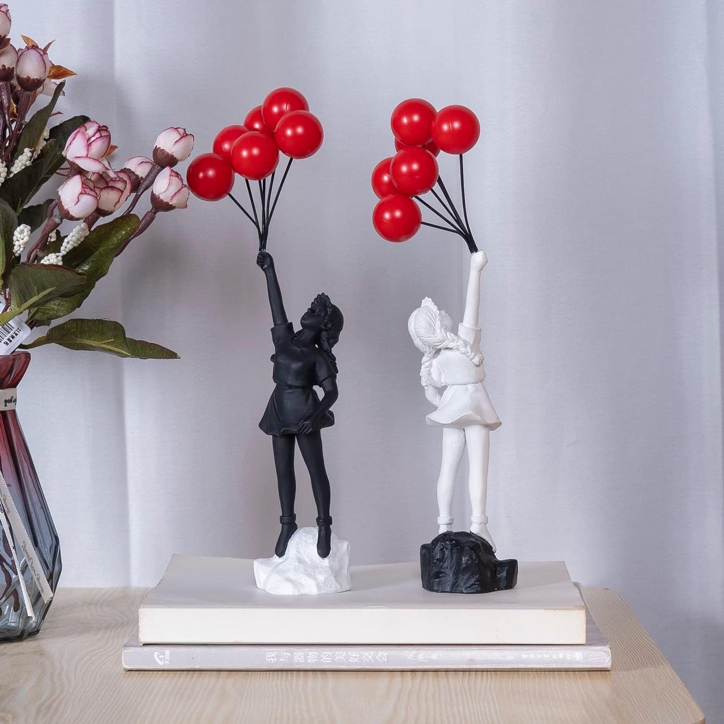 Fly Away Balloon Girl Sculpture