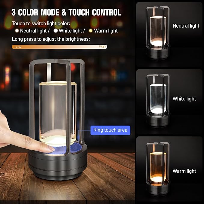 LED Nordic Cordless Table Lamp