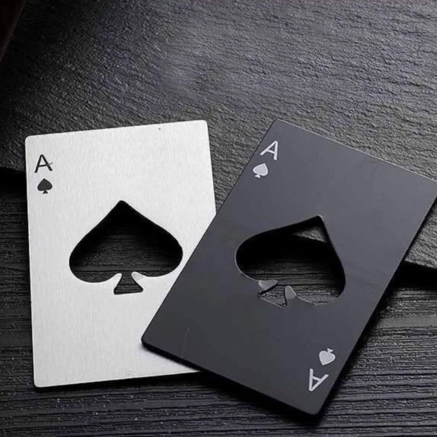 Sip & Spade Stainless Steel Bottle Opener, Set of 4