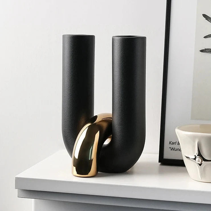 Golden Pause™ Sculptural Vase