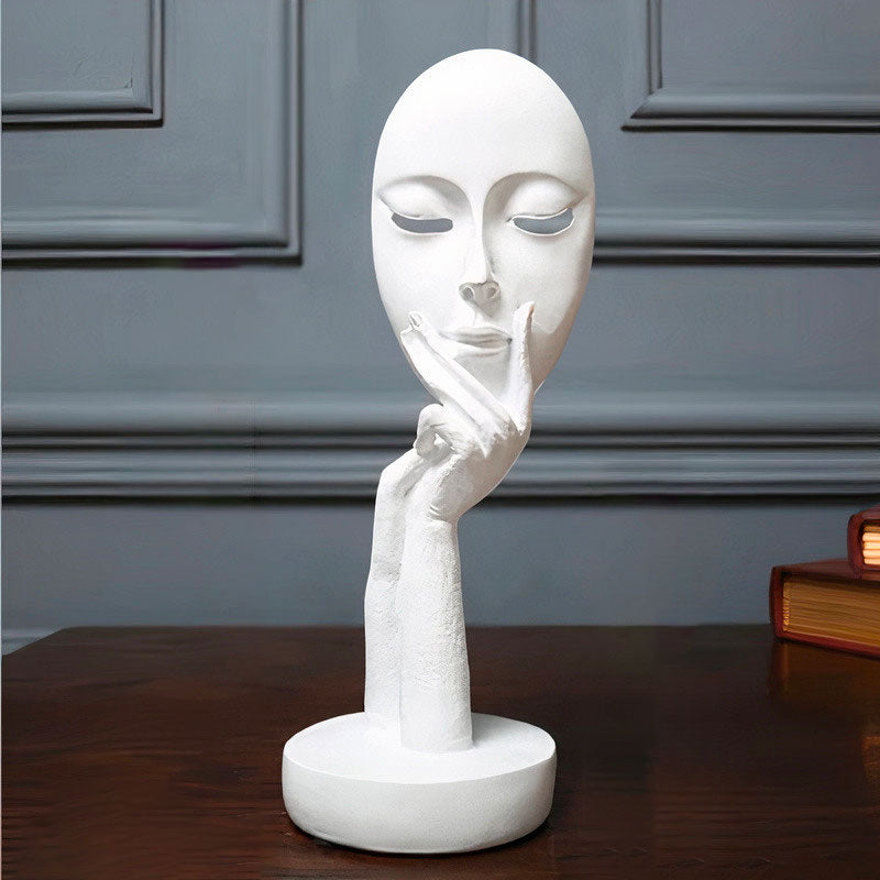 Contemporary Sculpture <br/> Pensive Woman Face