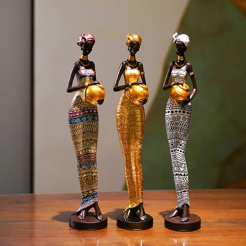 Retro African Statue