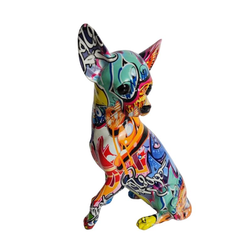 Dog Statue <br> Chihuahua Statuette 25 cm