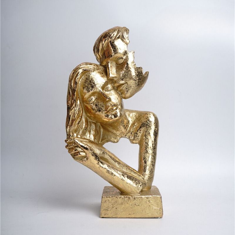 Couple Face Sculpture