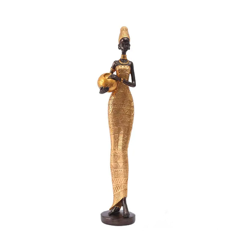 Large <br> African Statue