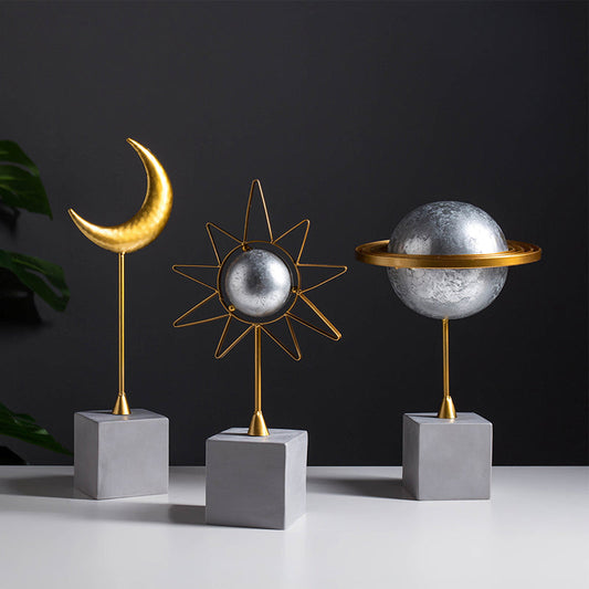 Planet Sun Moon Decor
