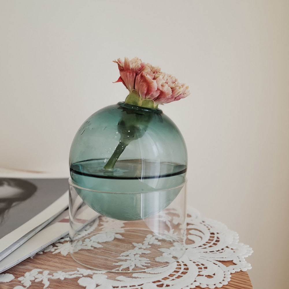 Spherical Glass Vase
