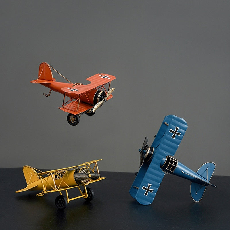 Retro Metal Plane Craft