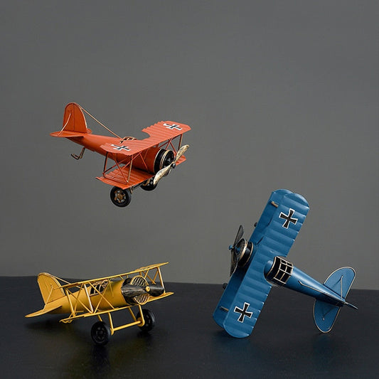 Retro Metal Plane Craft