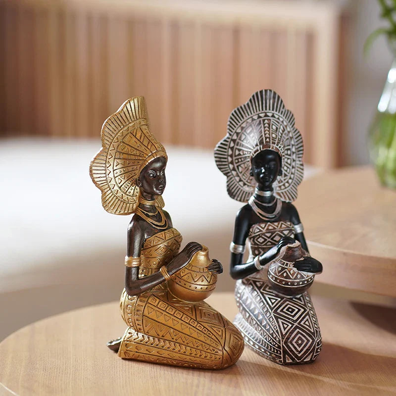 Retro African Statue