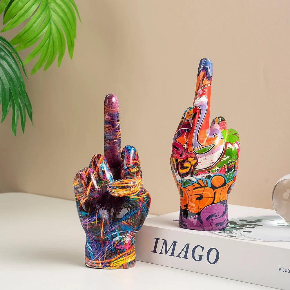 Zero Flocks™ Middle Finger Sculpture
