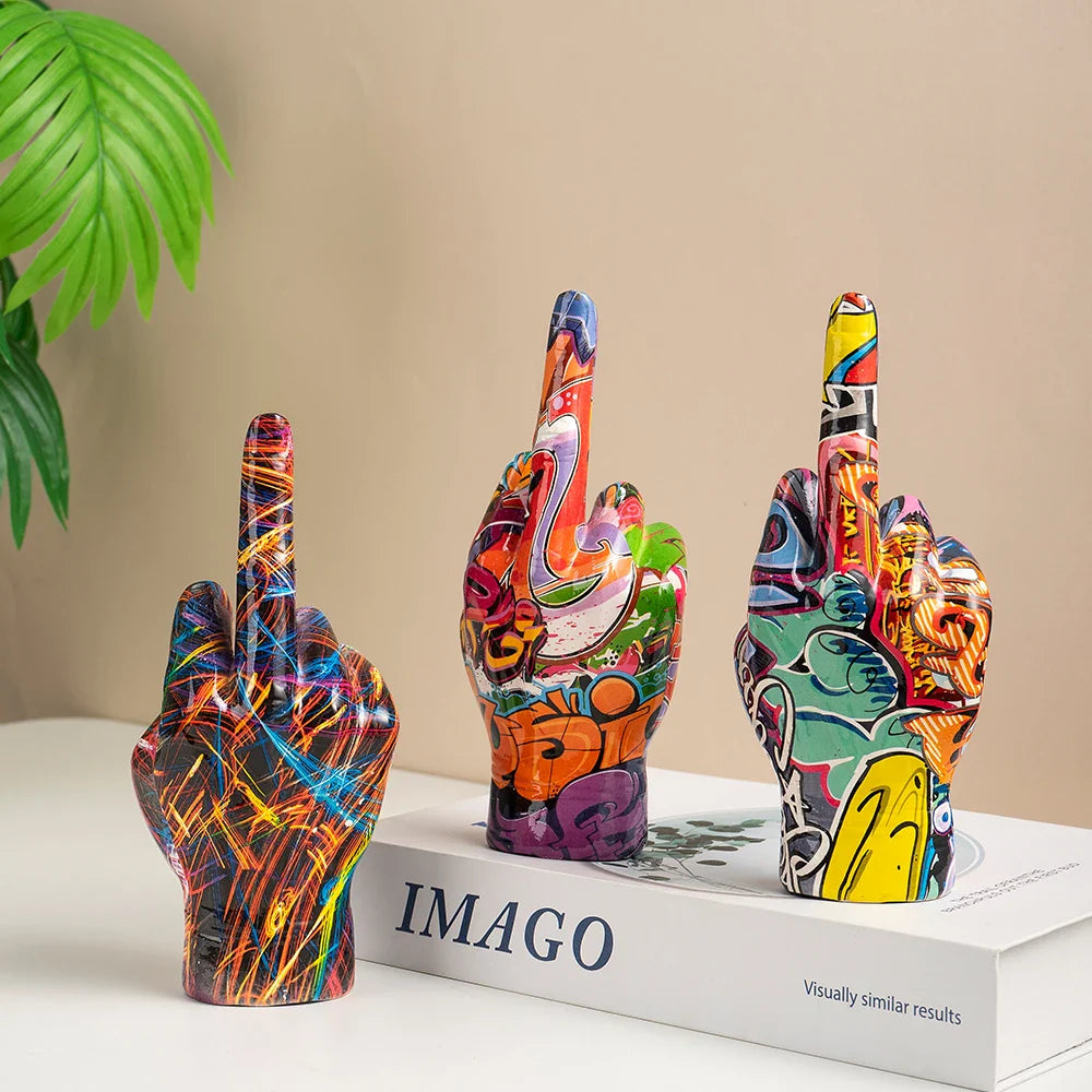 Zero Flocks™ Middle Finger Sculpture