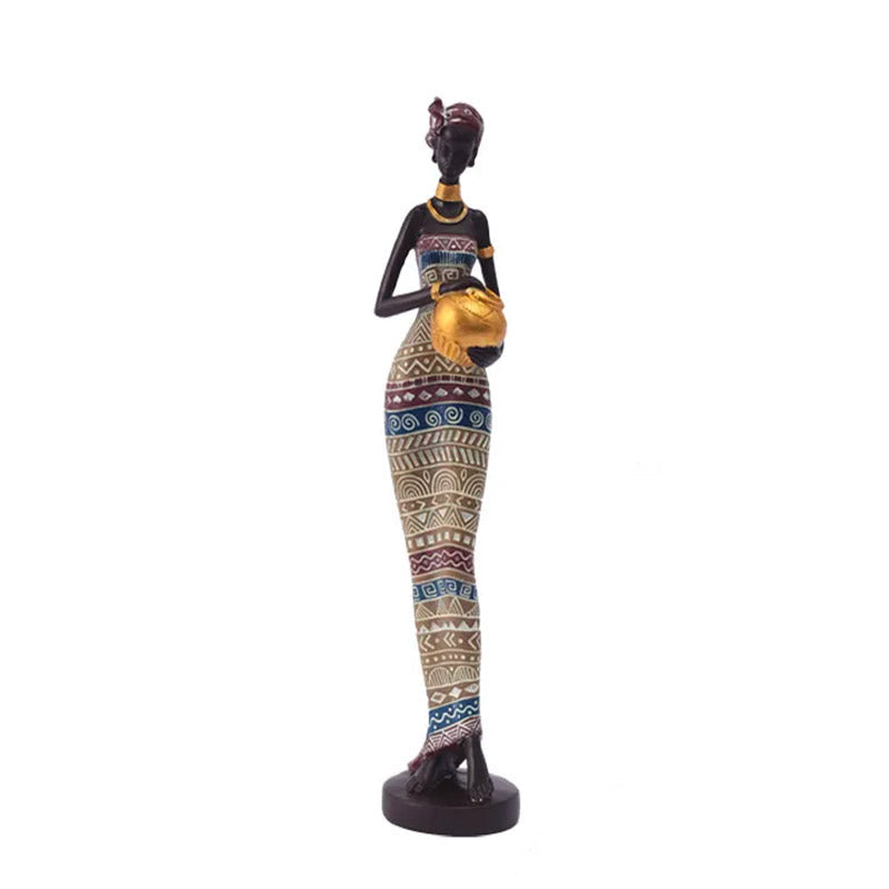 Large <br> African Statue