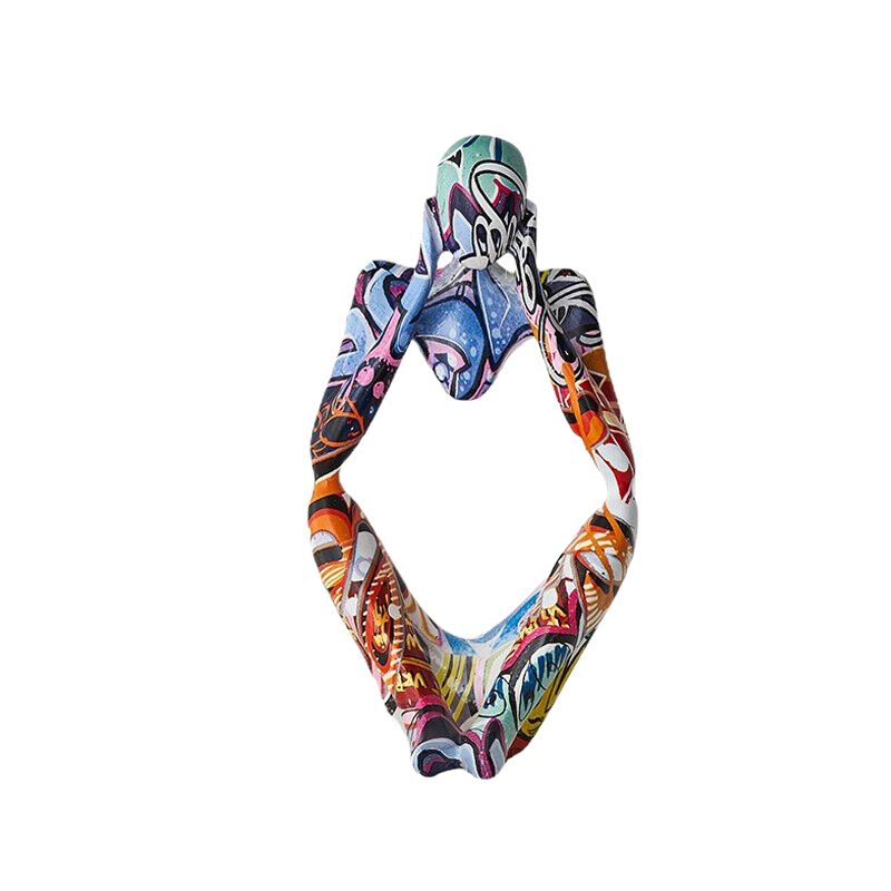 Contemporary Sculpture <br> Graffiti Thinker Statuette