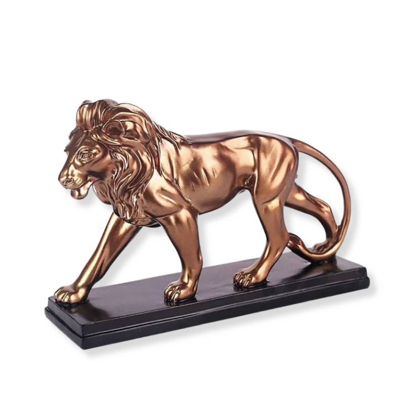 Lion Statue <br> Resin 18 cm
