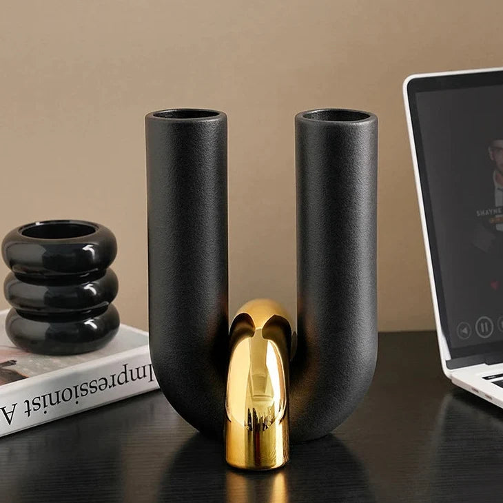 Golden Pause™ Sculptural Vase