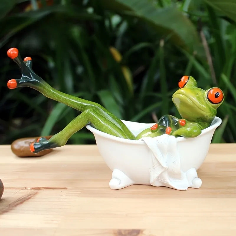 Croak ‘n’ Roll Frog Sculpture