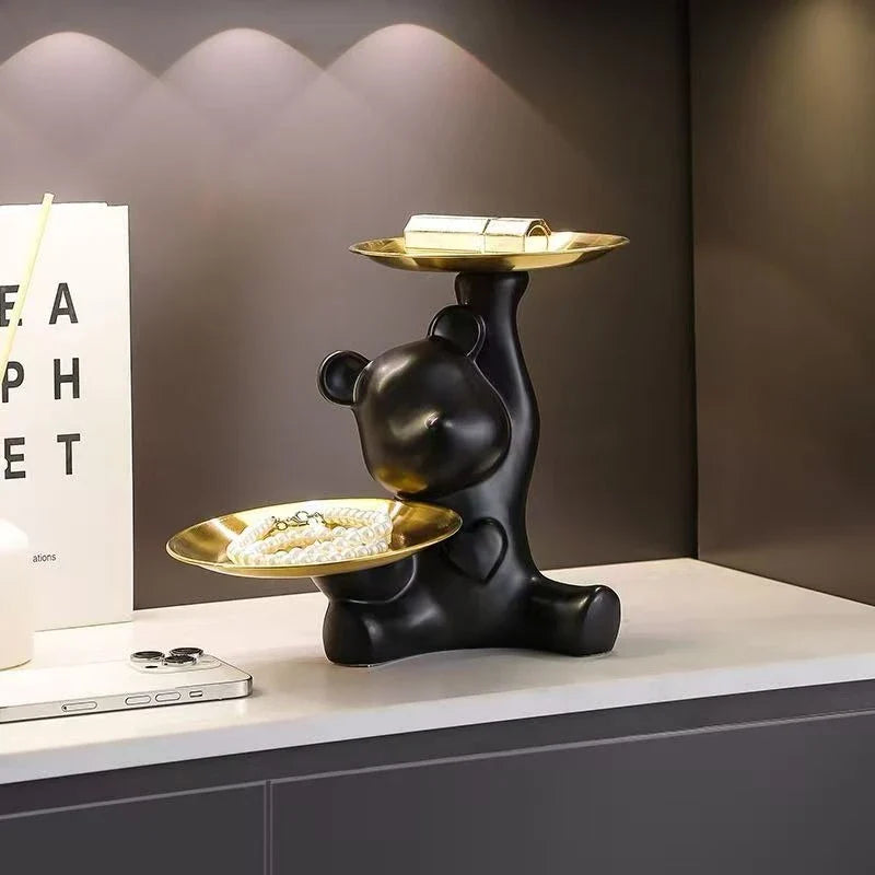 Ceramic Teddy Tray