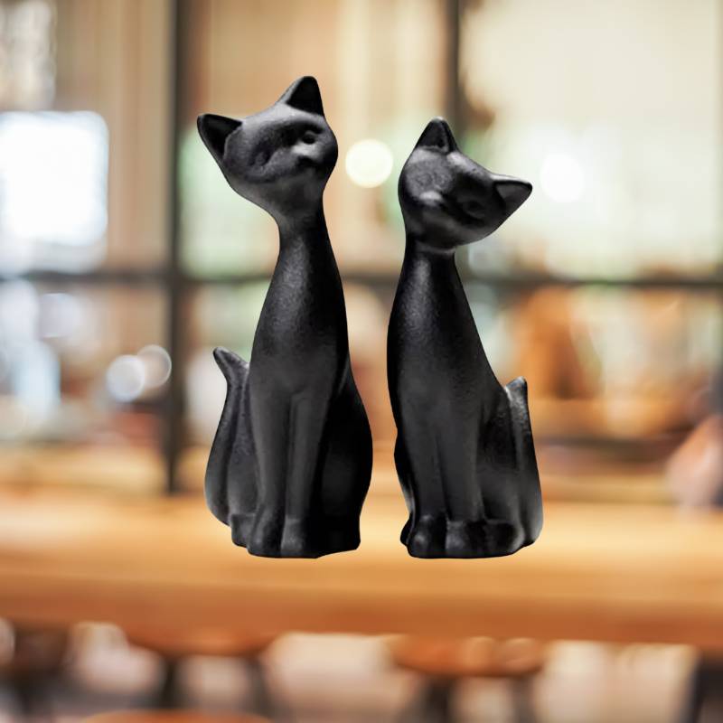 Black Cat <br> Figurine 22 cm