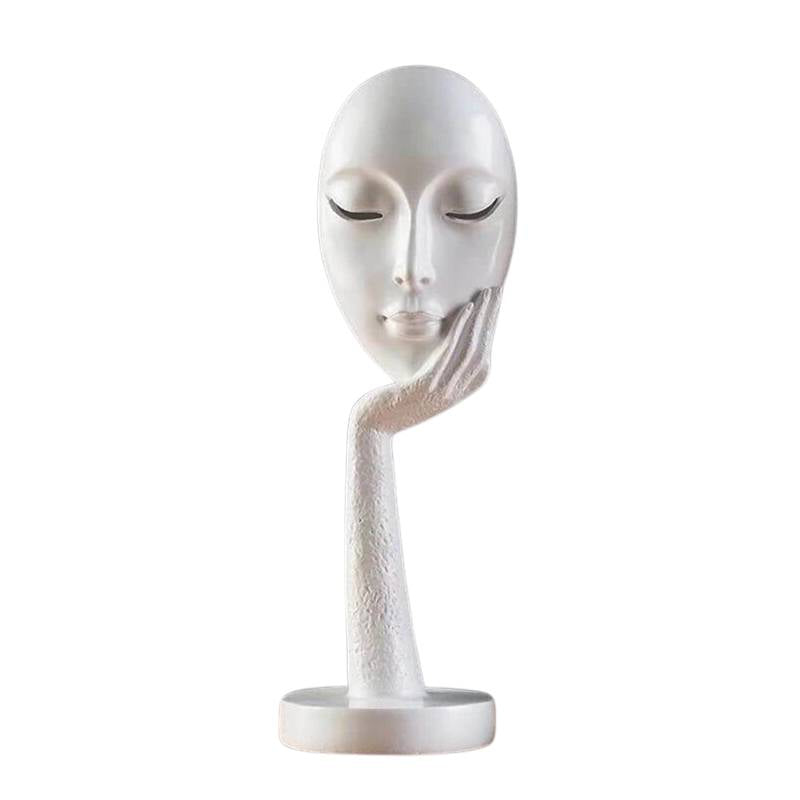 Contemporary Sculpture <br/> Pensive Woman Face