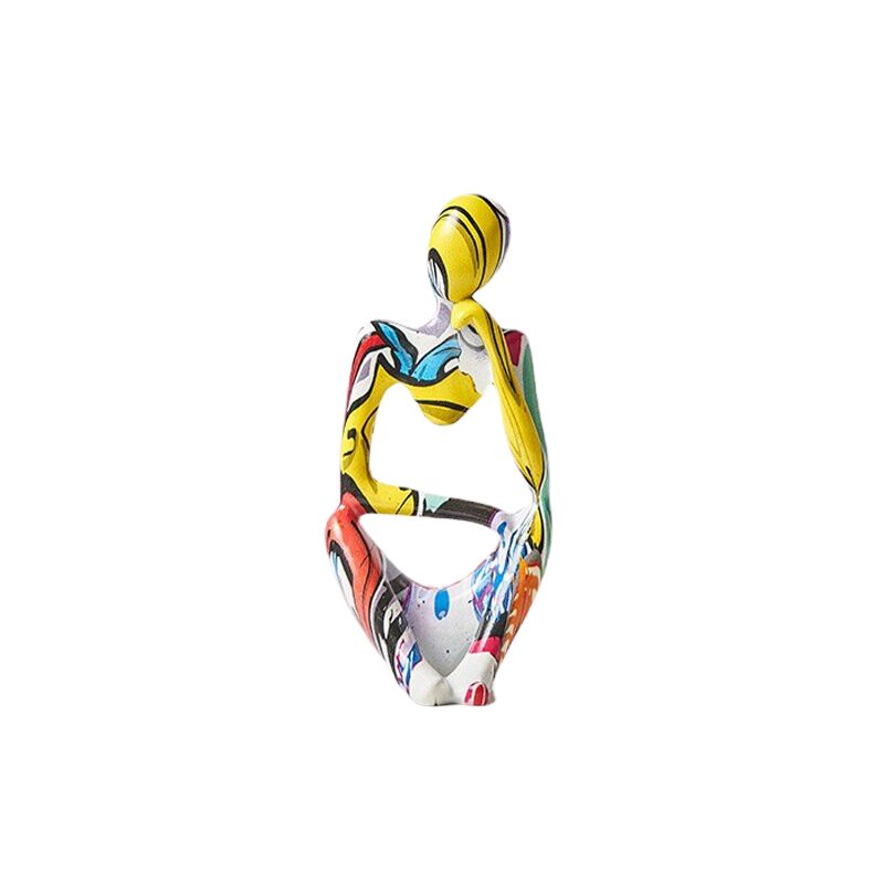 Contemporary Sculpture <br> Graffiti Thinker Statuette