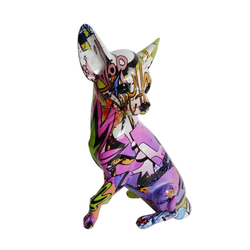 Dog Statue <br> Chihuahua Statuette 25 cm
