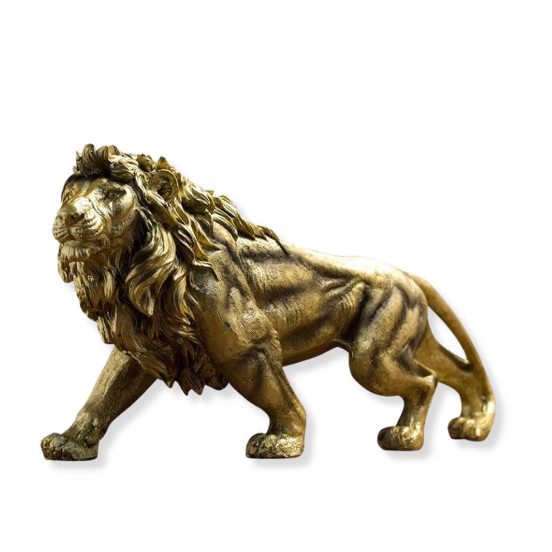 Lion Statue <br> Indoor Decor 18 cm