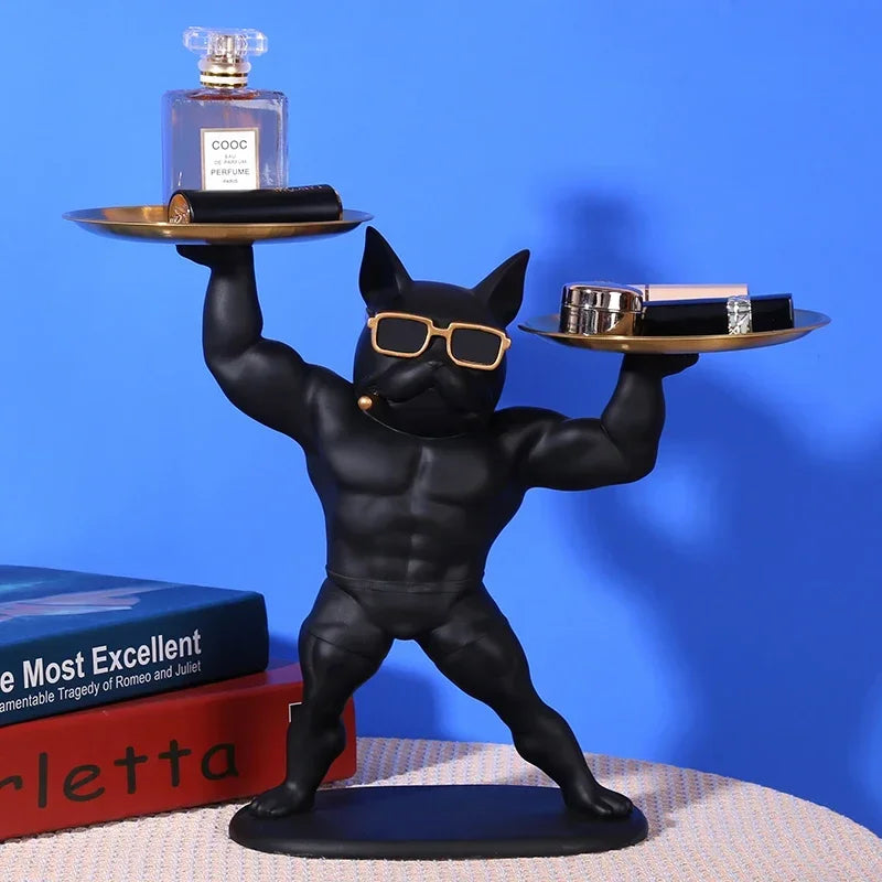 Masculine French Bulldog Tray
