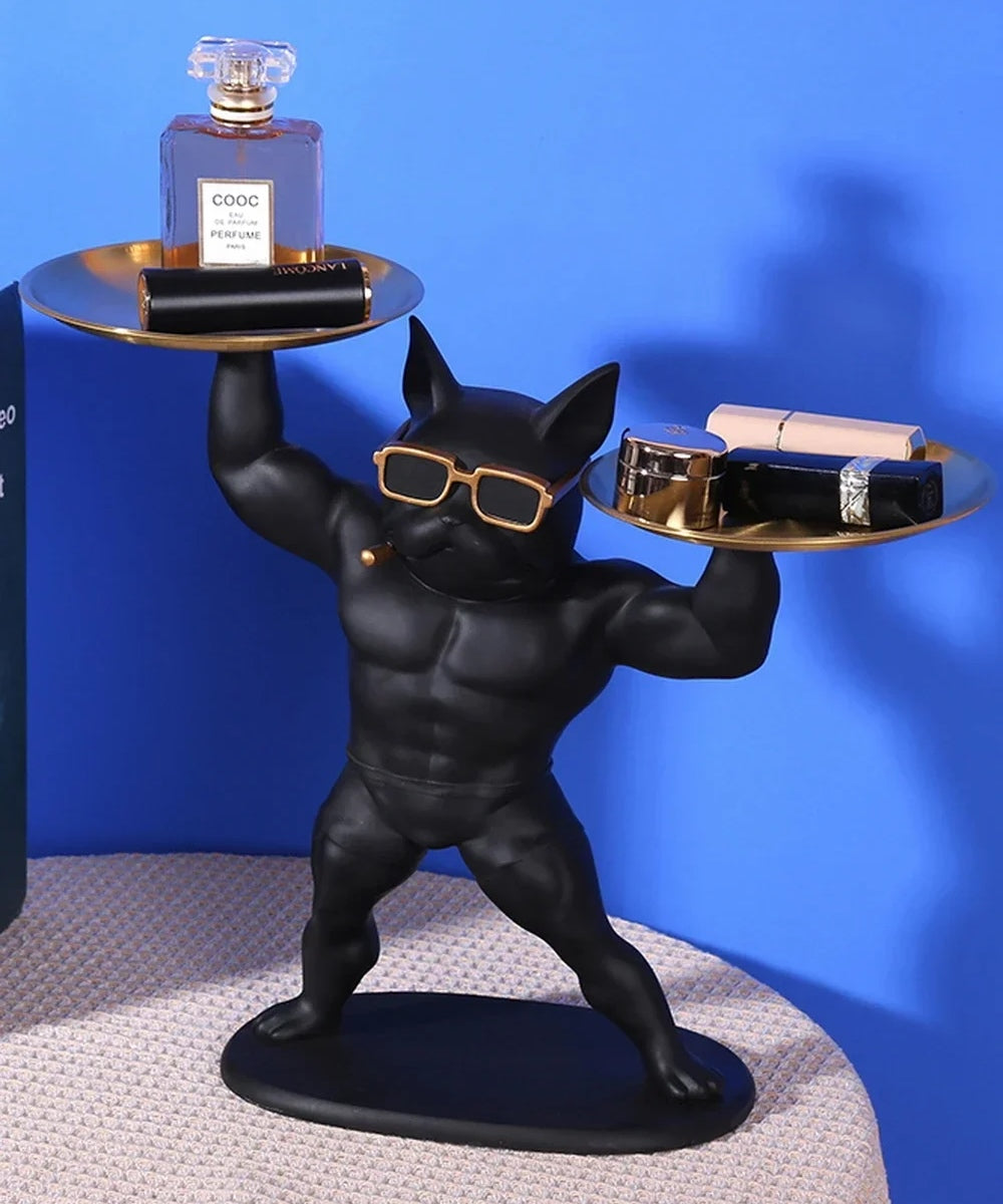 Masculine French Bulldog Tray