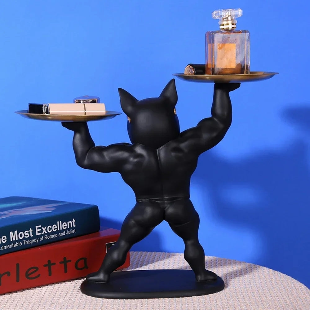 Masculine French Bulldog Tray