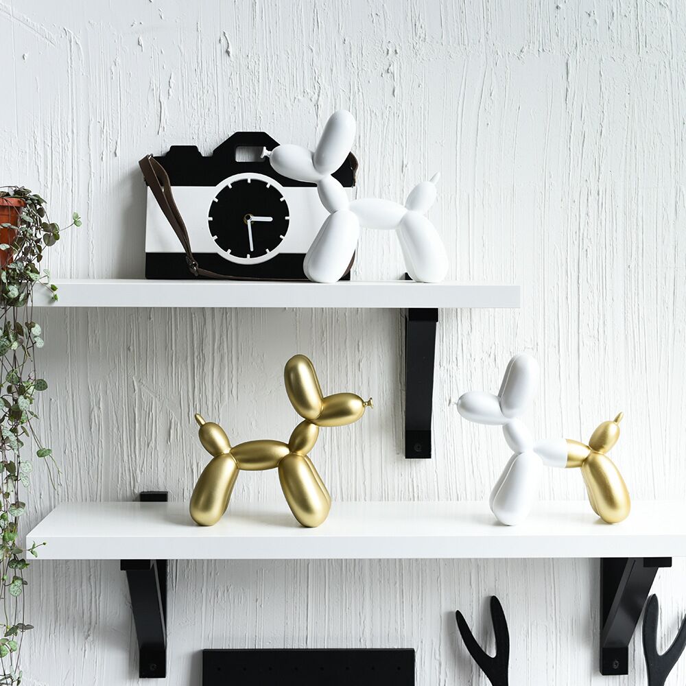 White Gold Ballon Dog