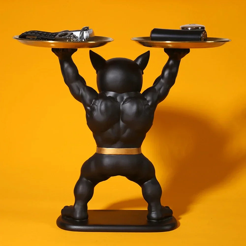 Masculine French Bulldog Tray