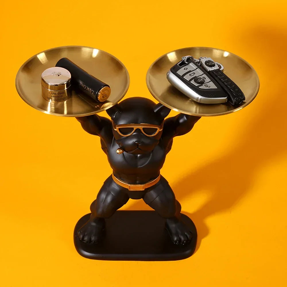 Masculine French Bulldog Tray