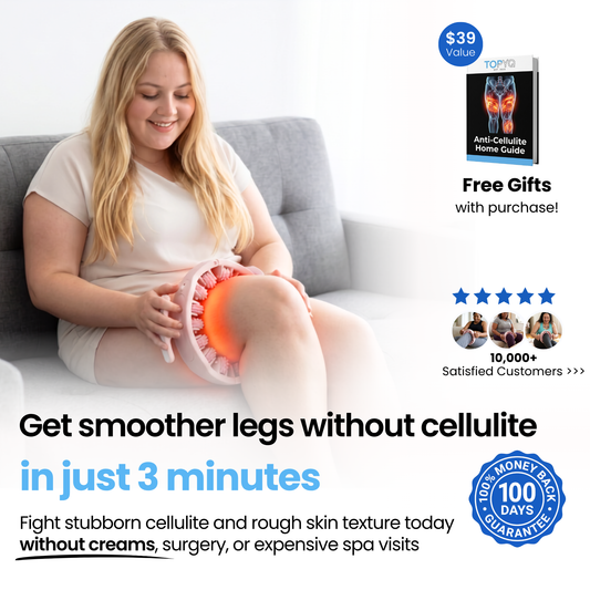 TopyQ™  Cellulite Roller–Patented Ergonomic Anti-Cellulite Massager