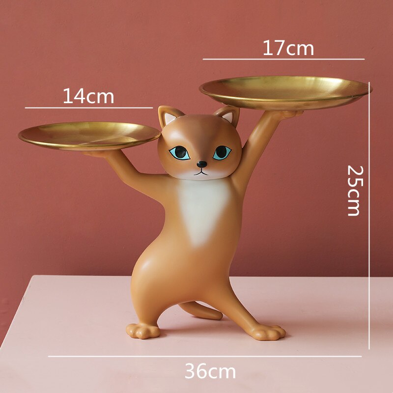 Whisker Butler™ Cat Tray Sculpture