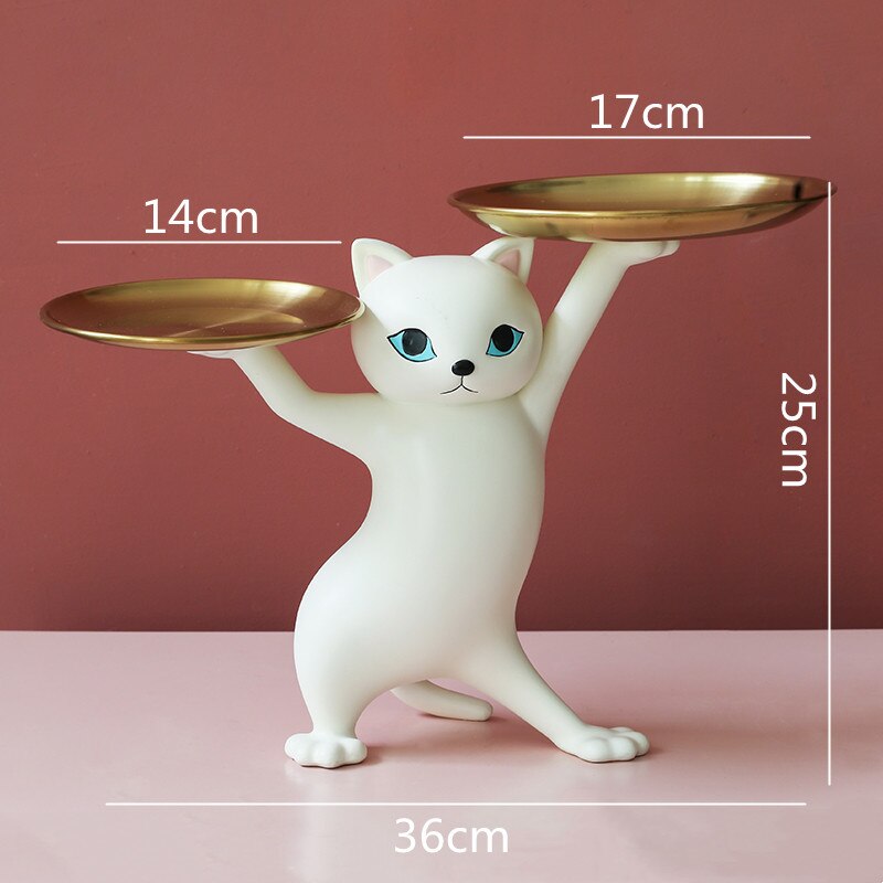 Whisker Butler™ Cat Tray Sculpture