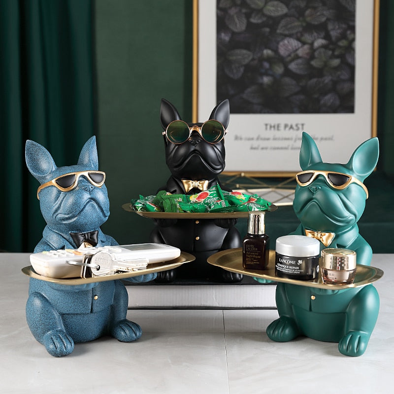 Cool French Bulldog Golden Tray