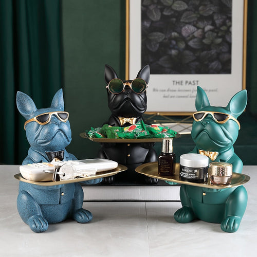 Cool French Bulldog Golden Tray