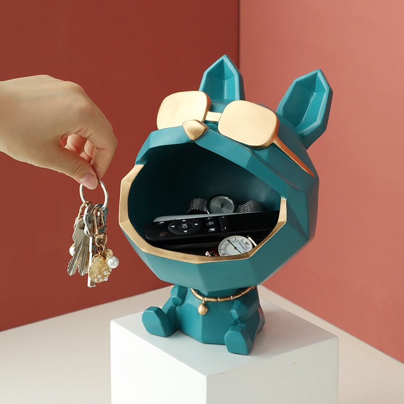 Cool Geometric Bulldog Storage