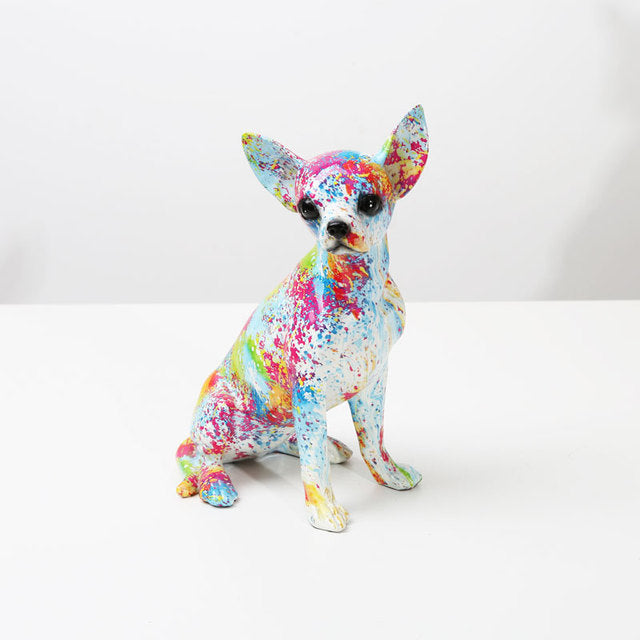 Dog Statue <br> Chihuahua Statuette 25 cm