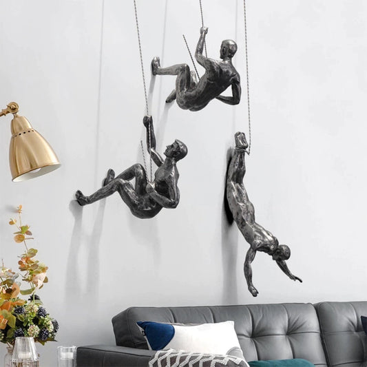 Rock Climber Wall Hanging