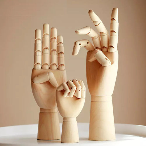 Wooden Hand Figurines