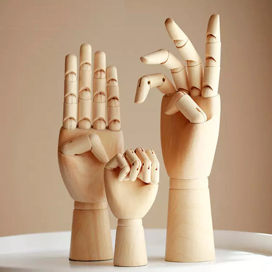 Wooden Hand Figurines