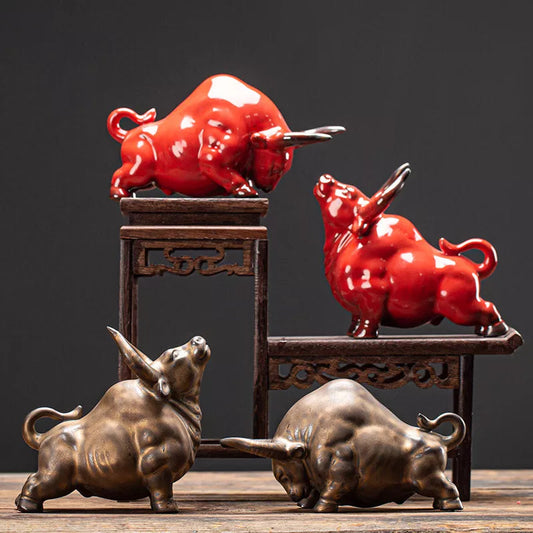 Ceramic Raging Bull