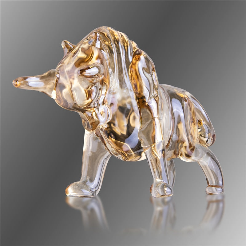 Crystal Bull Figurine