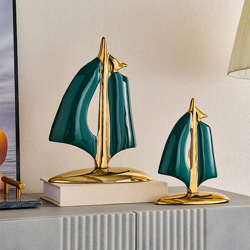 Modern Sculpture <br/> Boat Decor