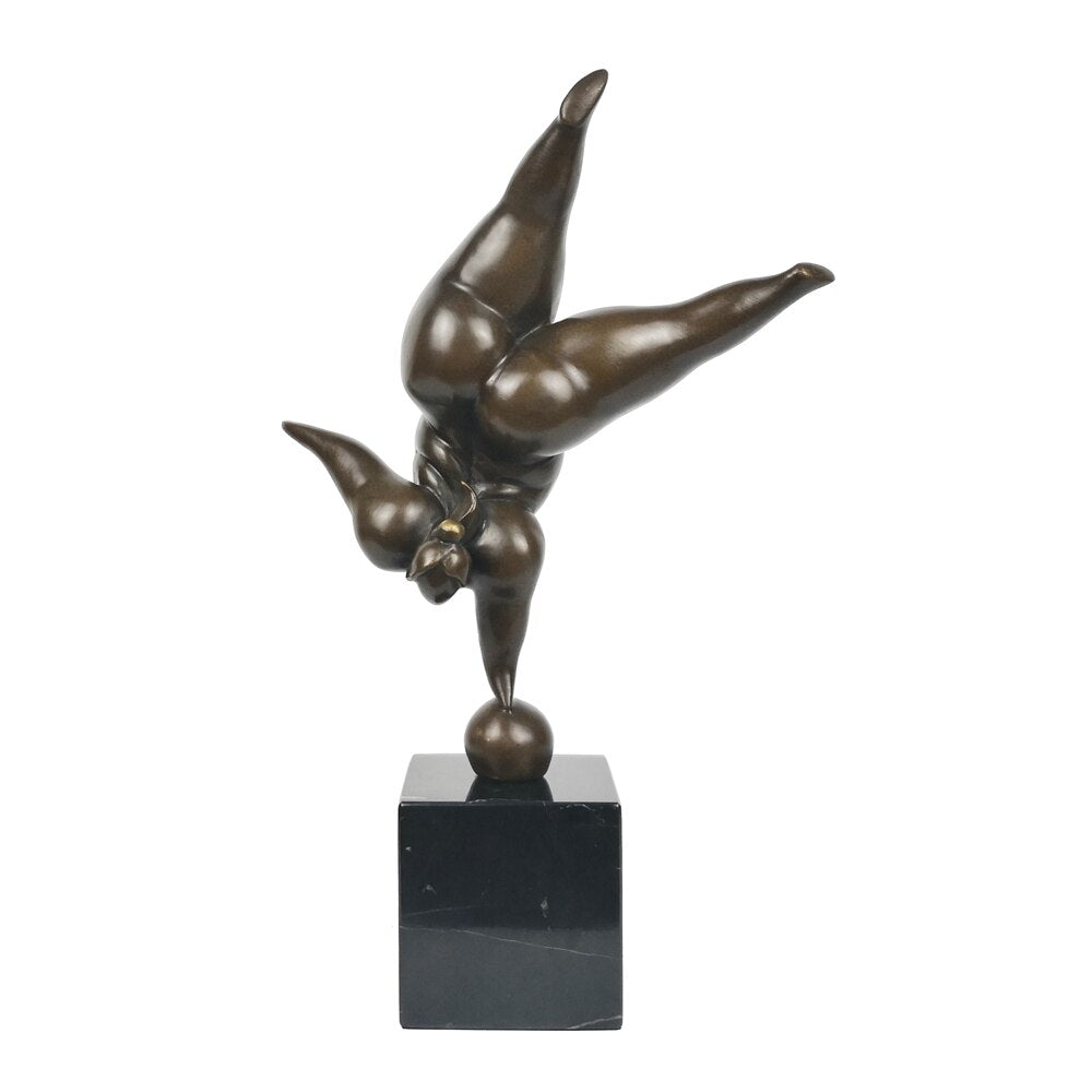 Botero Woman Sculpture in Bronze 34 cm