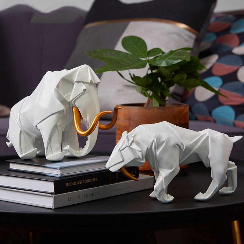 Tiger Statuette <br/> Origami
