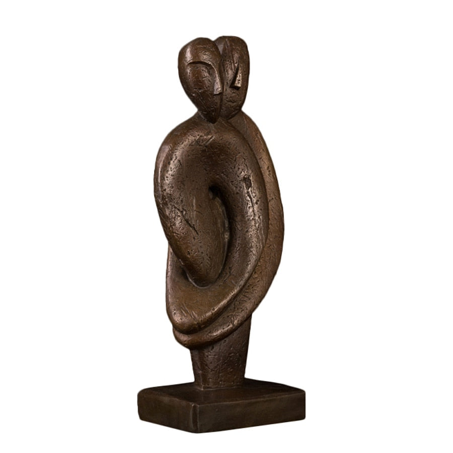 Bronze Couple Sculpture