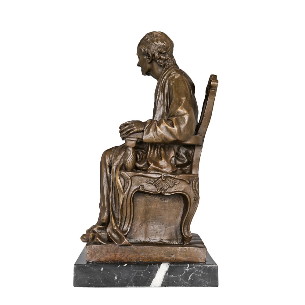 Bronze Sculpture <br/> Voltaire 35 cm